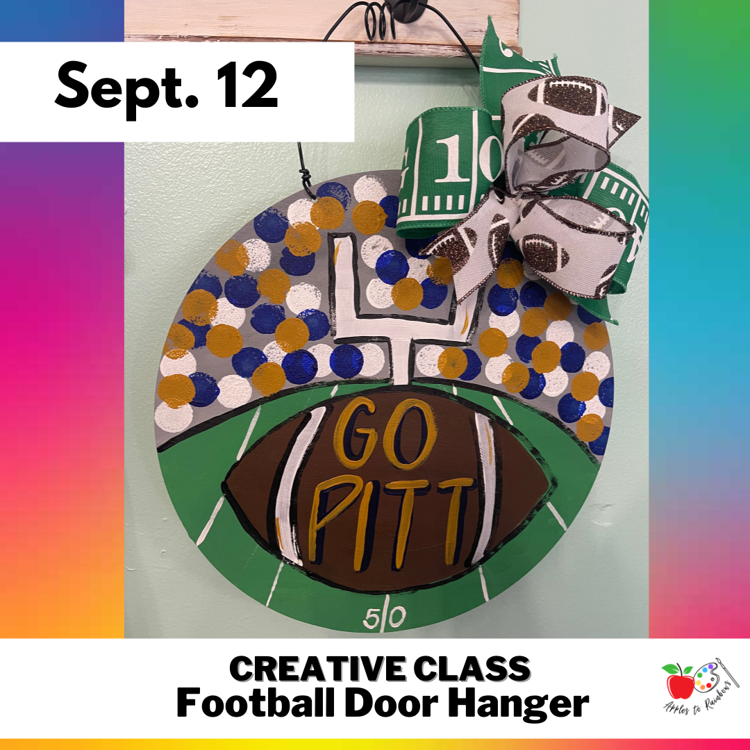 Football Door Hanger | Sept 12, 2024