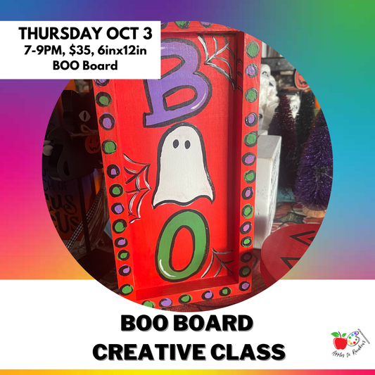 Boo Board|Thursday Oct. 3, 2024