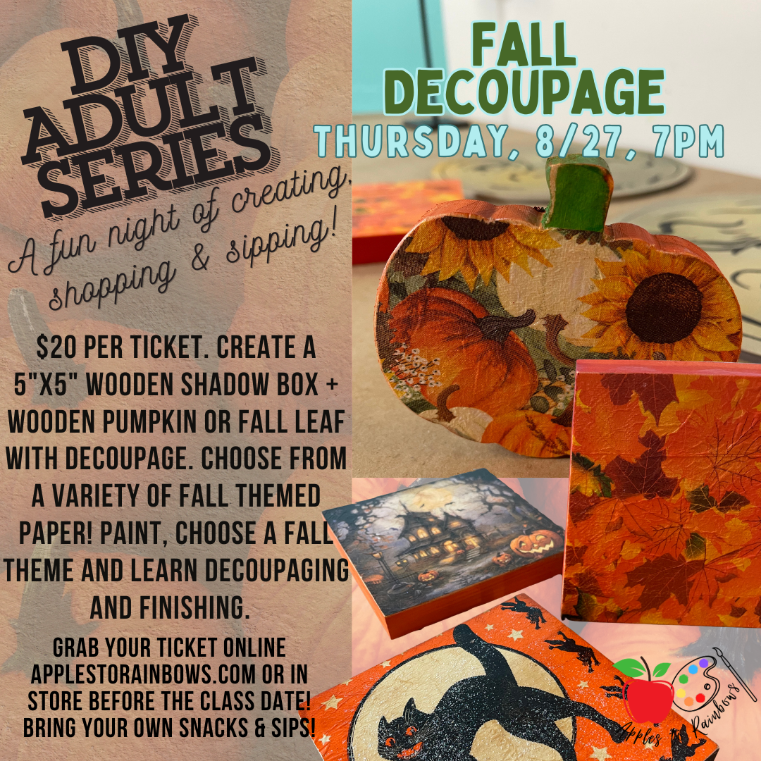 FALL DECOUPAGE - August 27